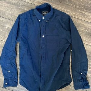 Abercrombie & Fitch M Navy button up